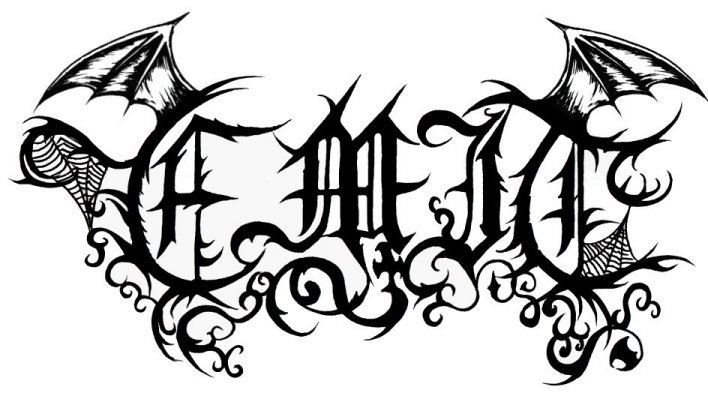 Emit UK black metal band logo