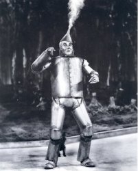 The Tin Man who lacks a heart.